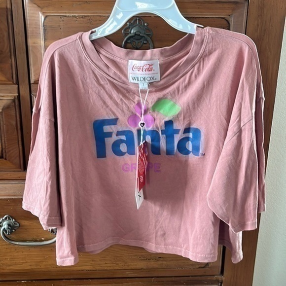 WildFox Women’s Fanta cropped tee size small.